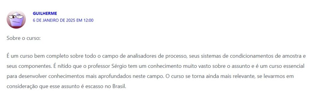 COMENTARIO GUILERME VARANDA