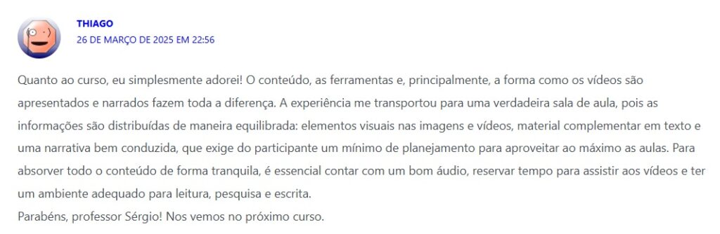 COMENTARIO THIADO